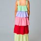 Colourful Tiered Maxi Dress