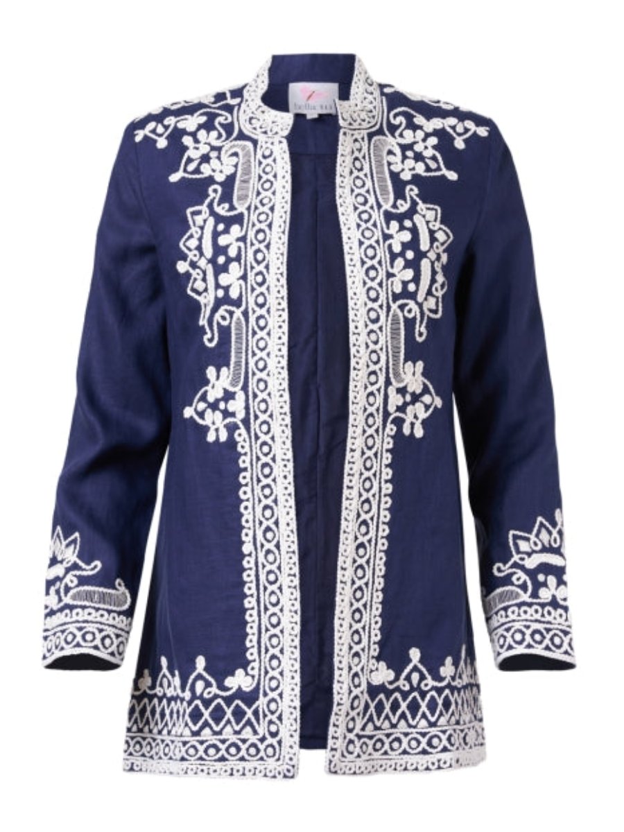 Embroidered Linen Jacket