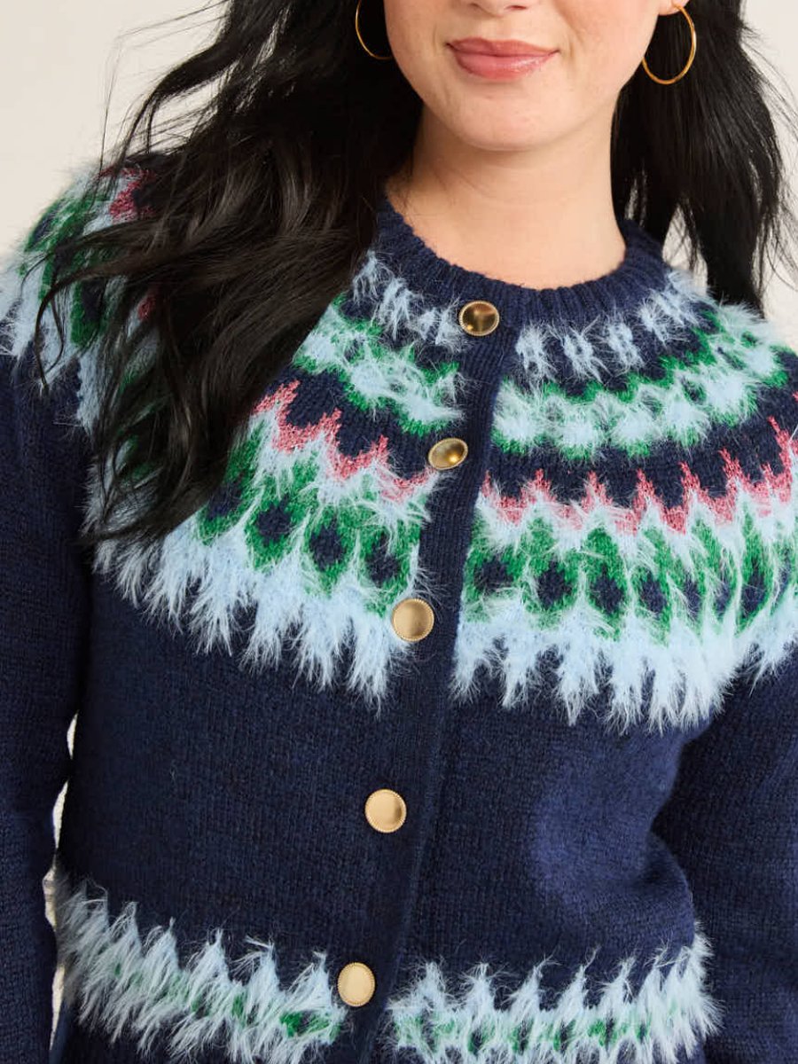 Women’s Fair Isle Cardigan Sweater