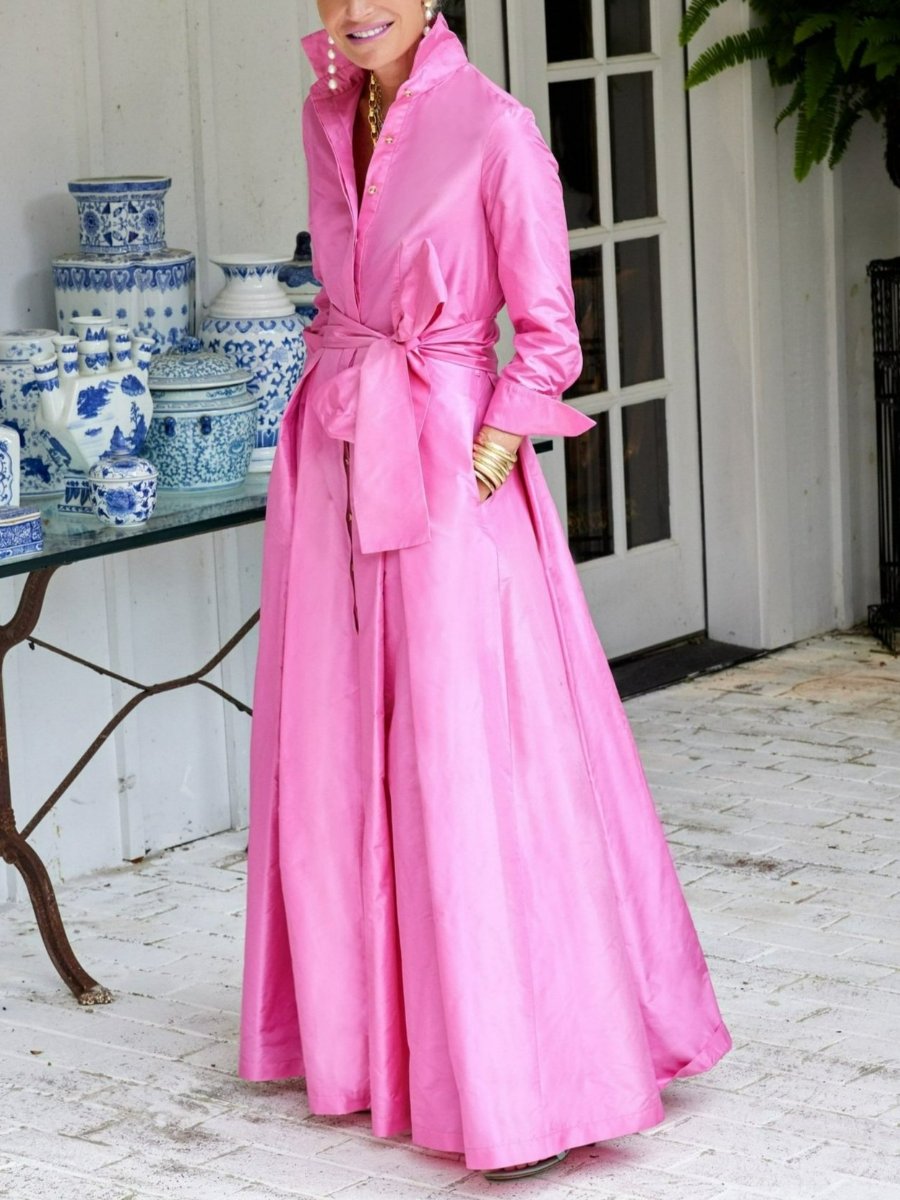 Pink Waist Elegant Dress