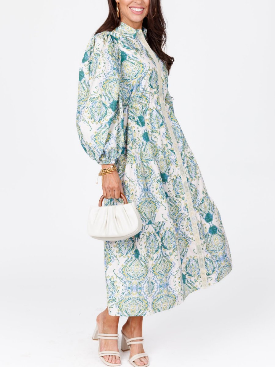 Gorgeous Printed Shirt Dress