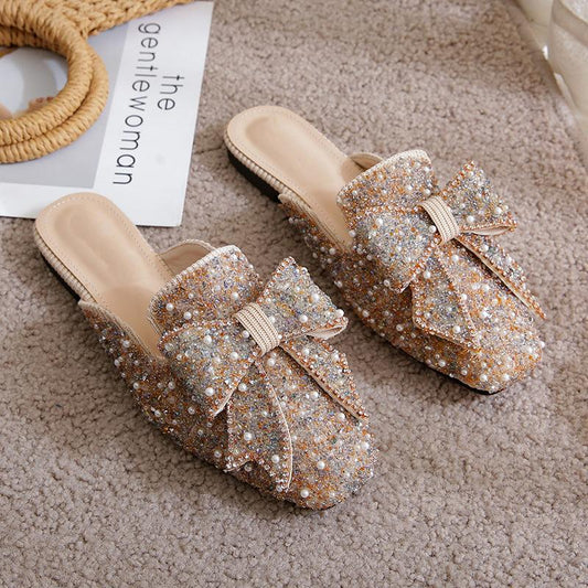 Bow Sparkle Mules