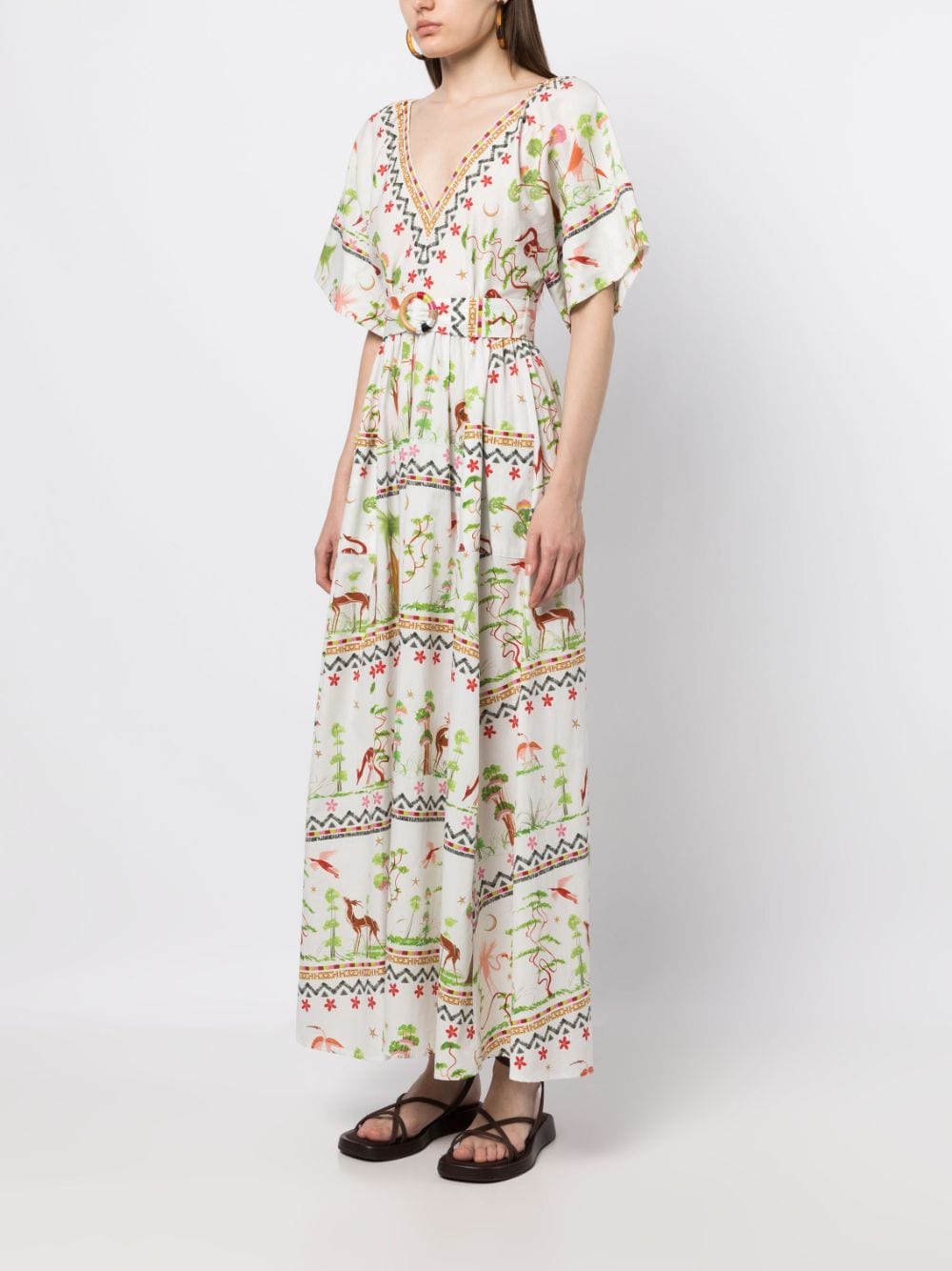 Printed Organic-Cotton Dress