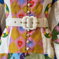 BALLOON SLEEVE SHIRTDRESS IN MULTI