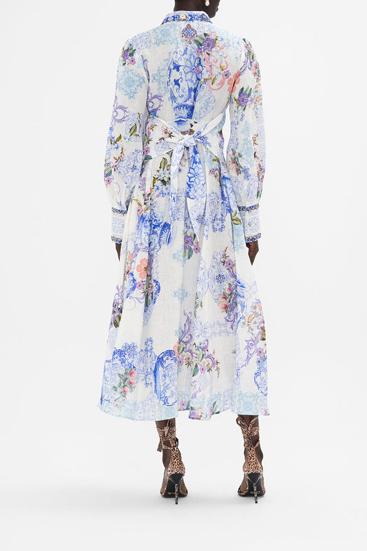 Waist Tie Shirt Dress