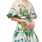 Premium silk linen mini dress