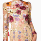 3D Embroidered Flowers Dress