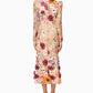 3D Embroidered Flowers Dress