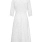 Classic & Elegant White Shirt Dress