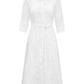 Classic & Elegant White Shirt Dress