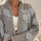 Hand-knitted Openwork Cardigan