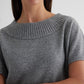 Crew Neck Short Sleeve Sweater