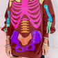 Rainbow Skeleton Sweatshirt Dress