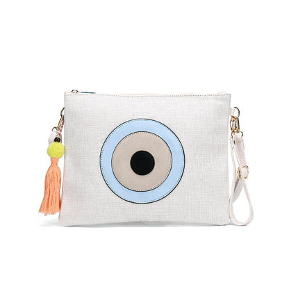 Envelope Tassel Hemp Clutch