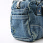 Vintage Denim Boston Underarm Bag