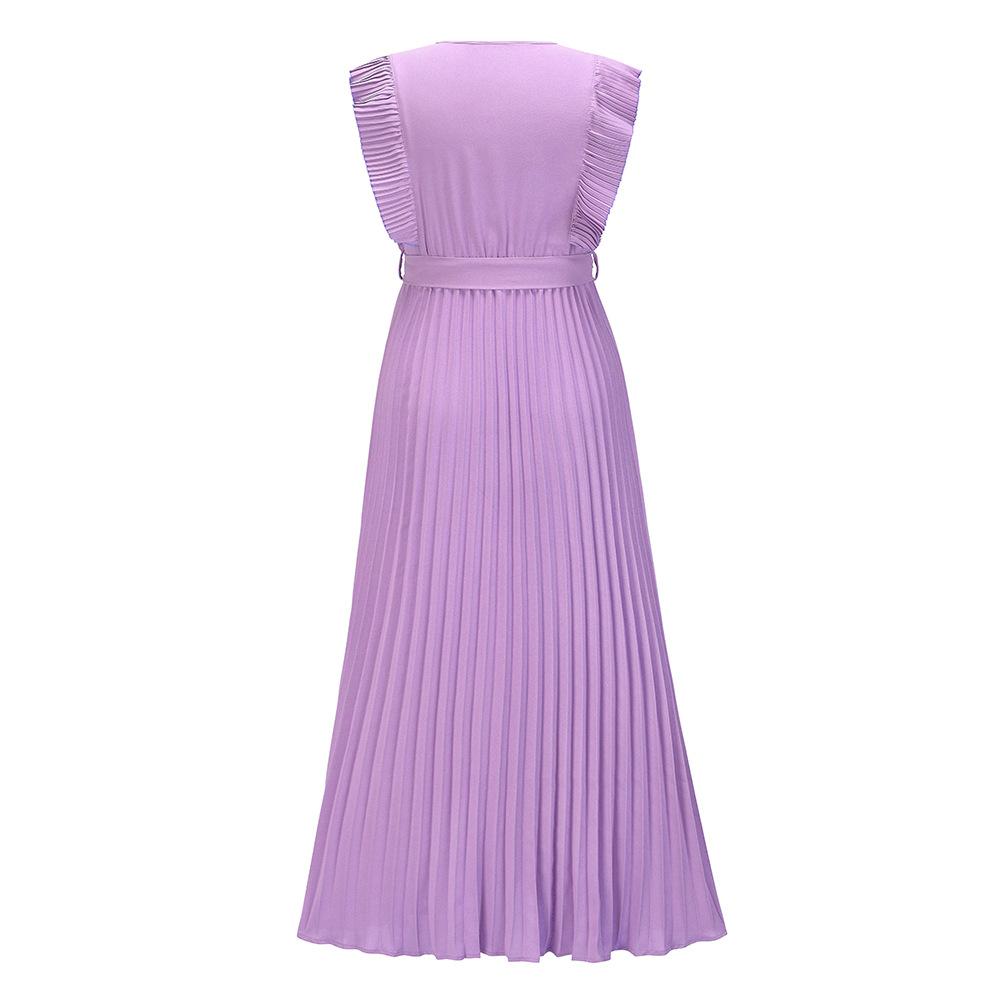 Fashion Chiffon Pleated Dress