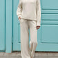 Turtleneck Knit Two Pieces Set
