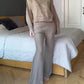 Turtleneck Knit Two Pieces Set