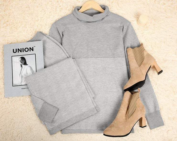 Good Feeling Herringbone Loungewear Set