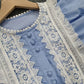 Lace patchwork ruffle dress