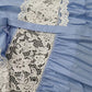 Lace patchwork ruffle dress