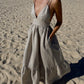 Chic New Backless Lace-up Dress