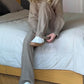 Turtleneck Knit Two Pieces Set