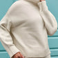 Turtleneck Knit Two Pieces Set