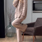 Knit Button Up Two Pieces Set