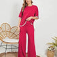 Classy Elastic Knit Lounge Set