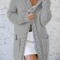 Hooded Pocket Sweater Cardigan