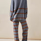 Casual Striped Sweater 2pc Set