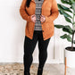 Cable Knit Hooded Cardigan