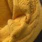 Casual Cozy Yellow Knit Cardigan