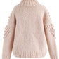 As Peppy As You Are Pom-Pom Turtleneck Sweater